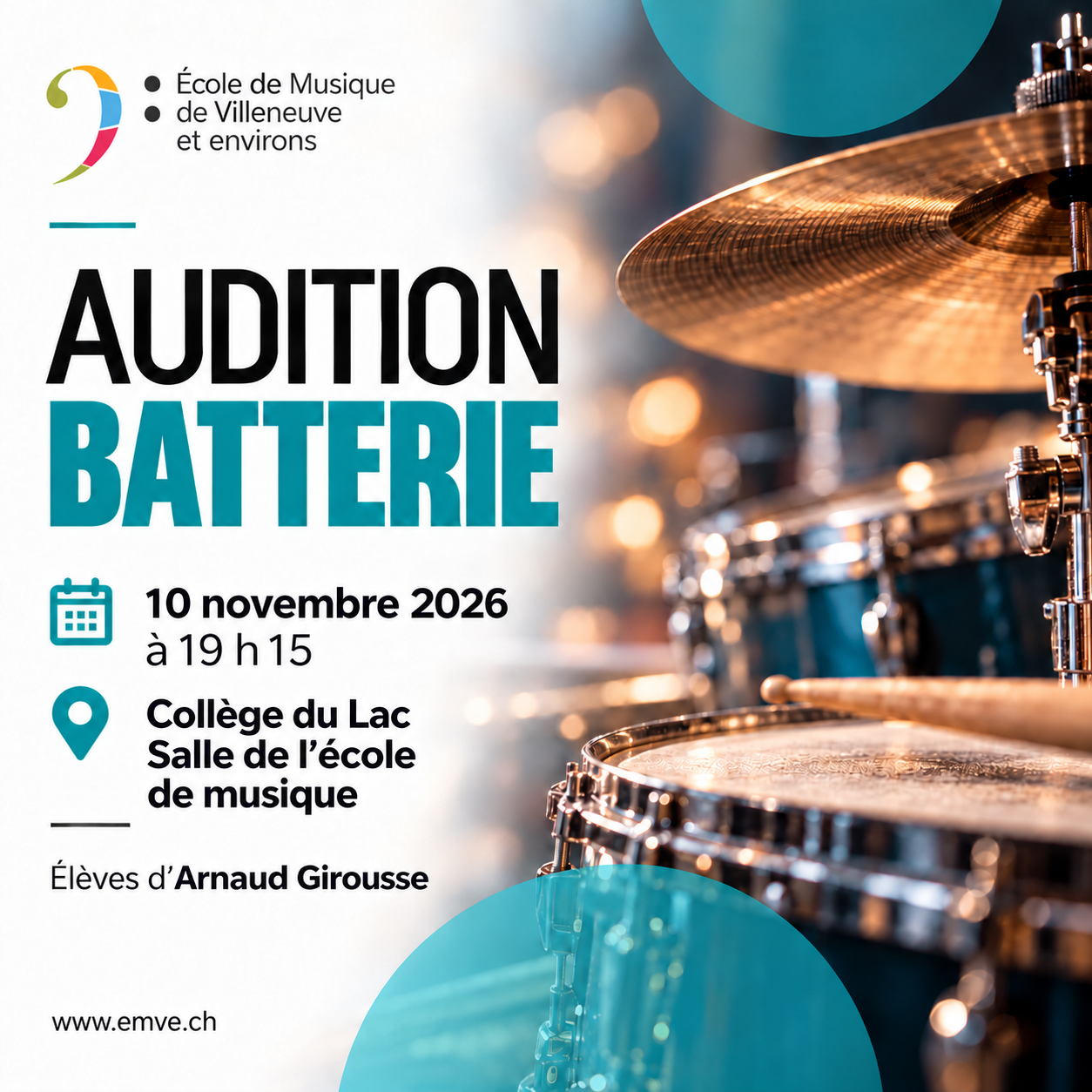 Image Audition de batterie 